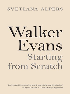 cover image of Walker Evans